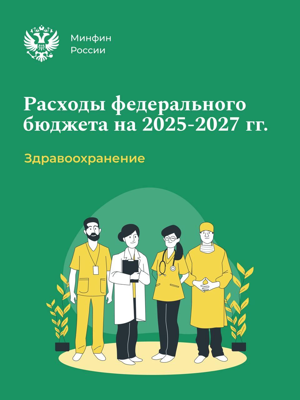 Сколько в 2025-2027 годах государство потратит на здравоохранение .