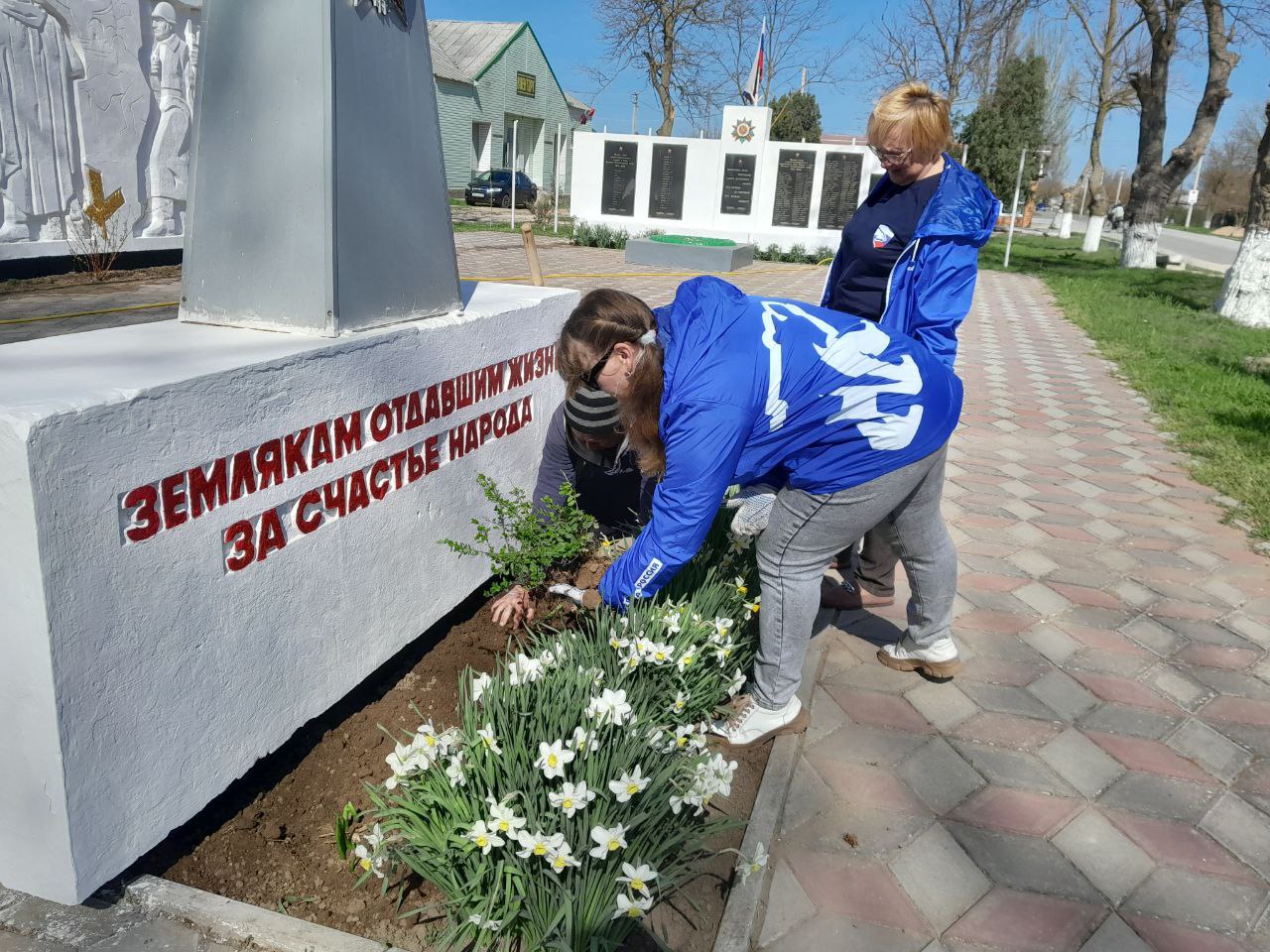 Генический муниципальный округ готовится к Дню Победы.