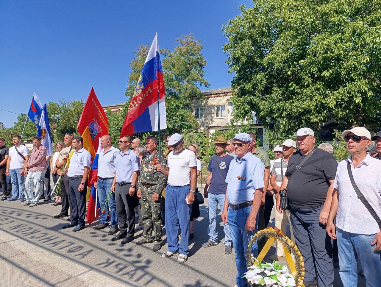 В Геническе состоялась торжественная встреча в честь Дня ветеранов боевых действий.