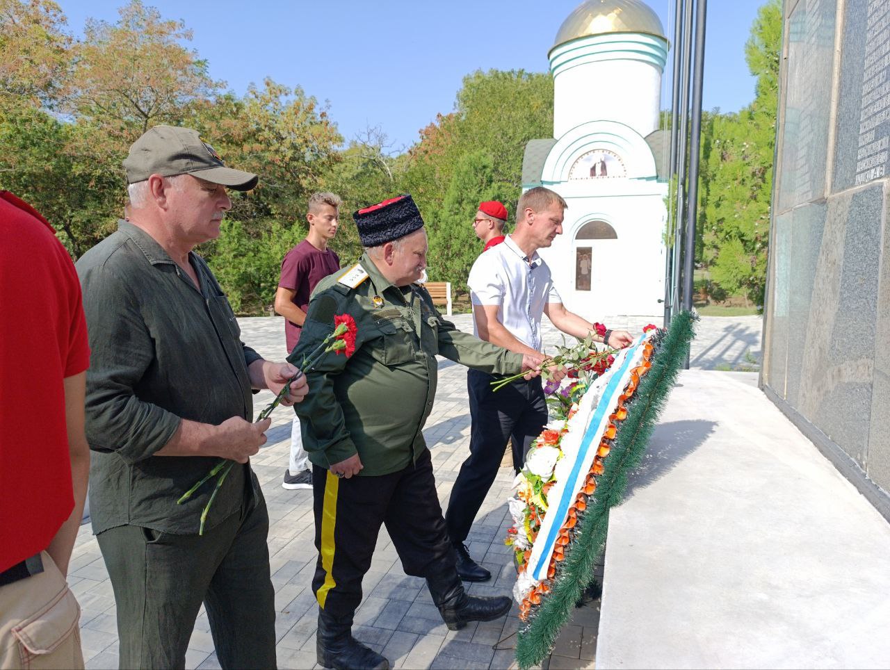 В Геническе состоялось памятное мероприятие к годовщине окончания Второй мировой войны.